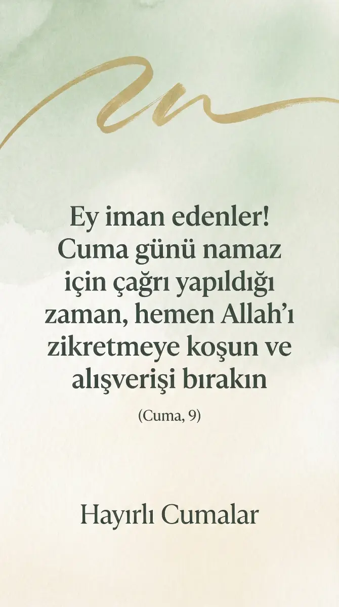Ayetli Cuma Mesajı 3